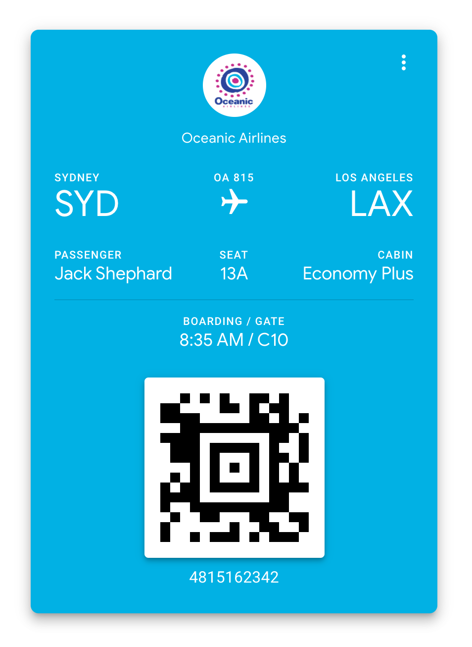 Boarding pass overrides
