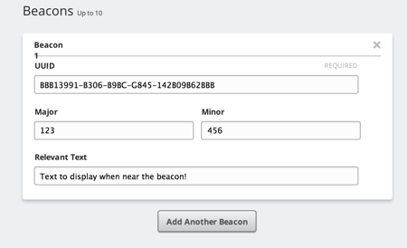 Wallet: Beacon Support in PassBook